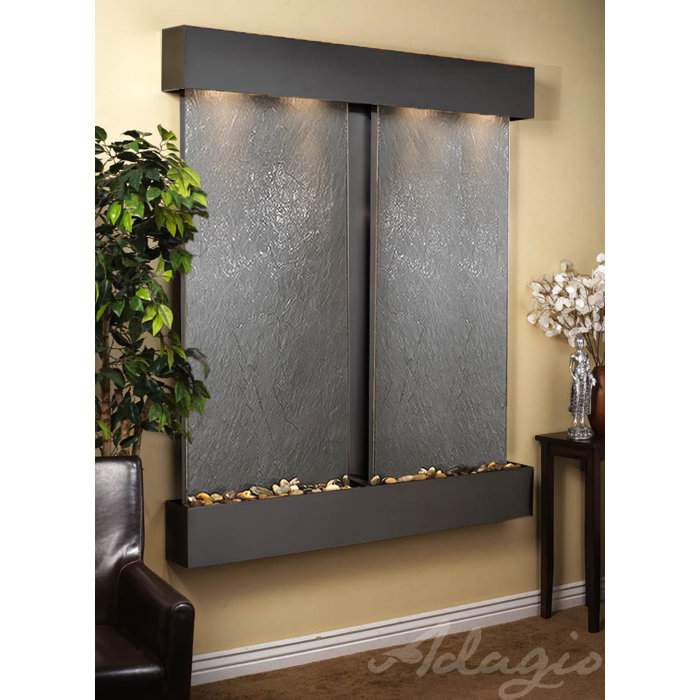 Adagio Fountains Cottonwood Falls Hand Crafted Weather Resistant Wall